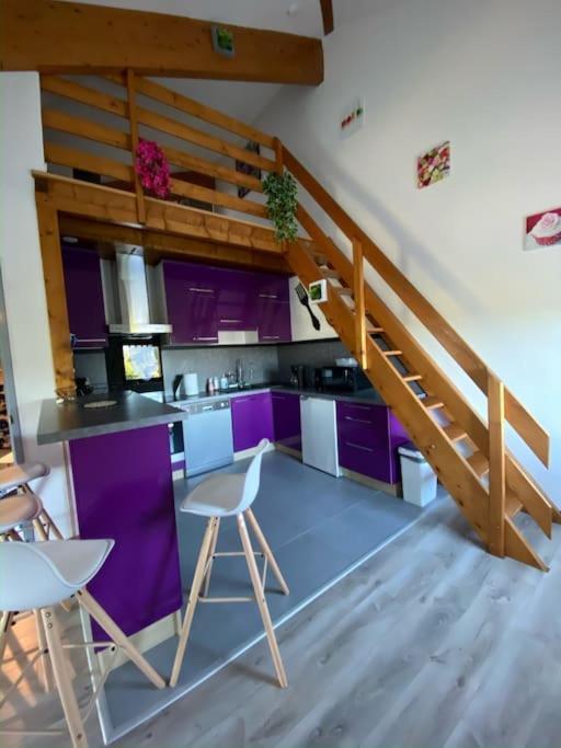 Appartement Lumineux Avec Vue Sur Les Montagnes 莫尔比耶 外观 照片